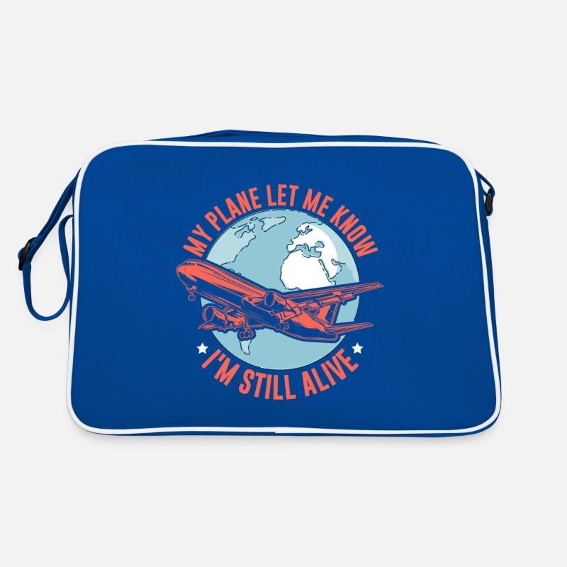 Airline Pilot Pun Flugzeugpilot Retro Tasche