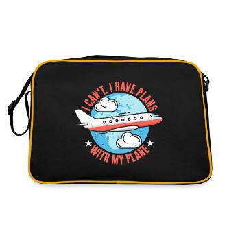 Pilote de ligne Pilote d’avion Pilote Capitaine - Sac Retro - noir/or - Dos