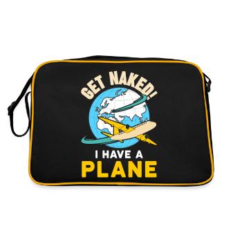 Devis de pilote de ligne J’ai un pilote d’avion - Sac Retro - noir/or - Dos