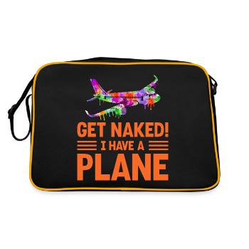 Devis de pilote de ligne J’ai un pilote d’avion - Sac Retro - noir/or - Dos