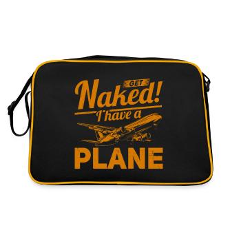 Devis de pilote de ligne J’ai un pilote d’avion - Sac Retro - noir/or - Dos