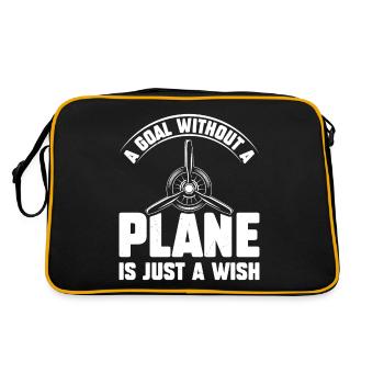 Pilote de ligne Une destination sans avion - Sac Retro - noir/or - Dos
