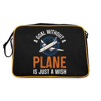 Pilote de ligne Une destination sans avion - Sac Retro - noir/or - Dos