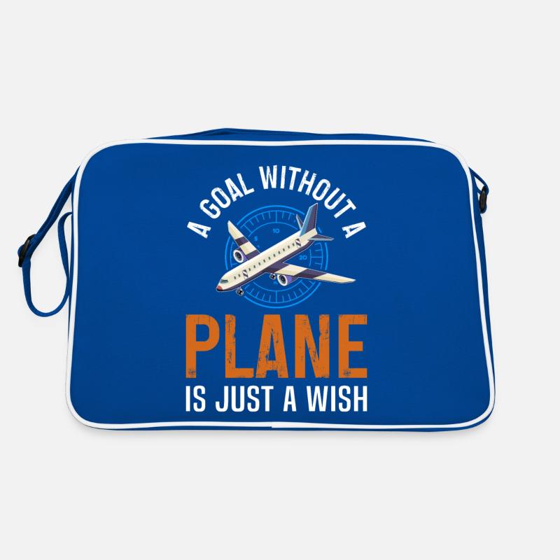 Airline pilot A destination without an aircraft Retro Bag