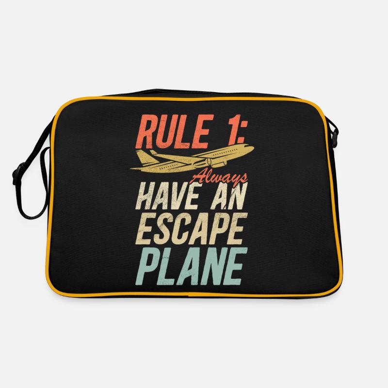 Jeu de mots d’aviation de pilote de ligne pour un pilote de compagnie Sac Retro