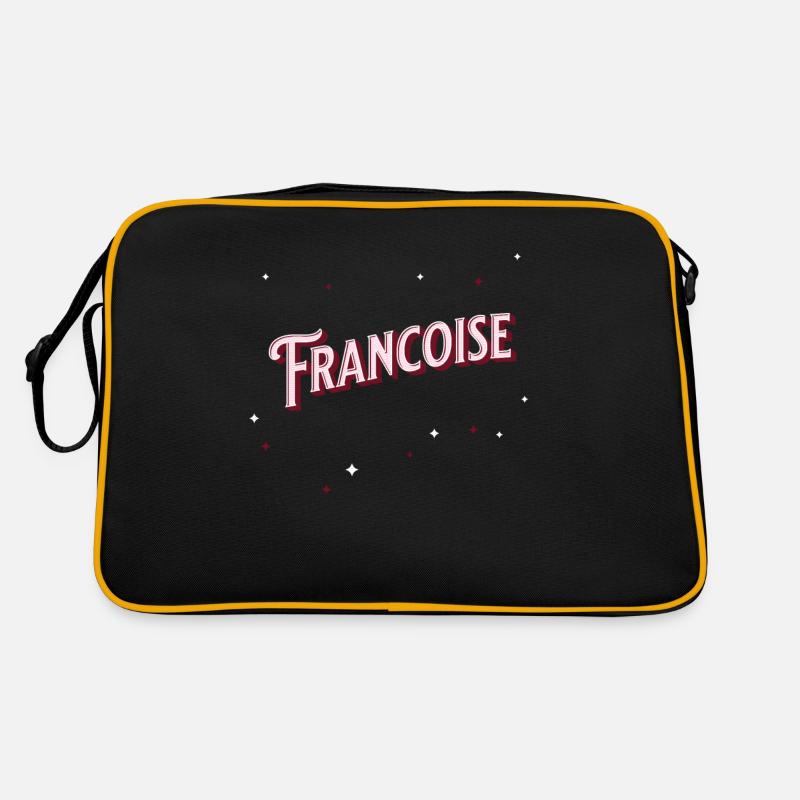 Francoise name personalized Retro Bag