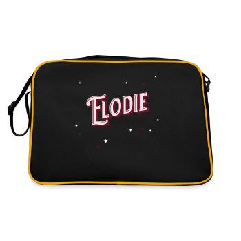 Elodie nomme des noms personnalisés - Sac Retro - noir/or - Dos