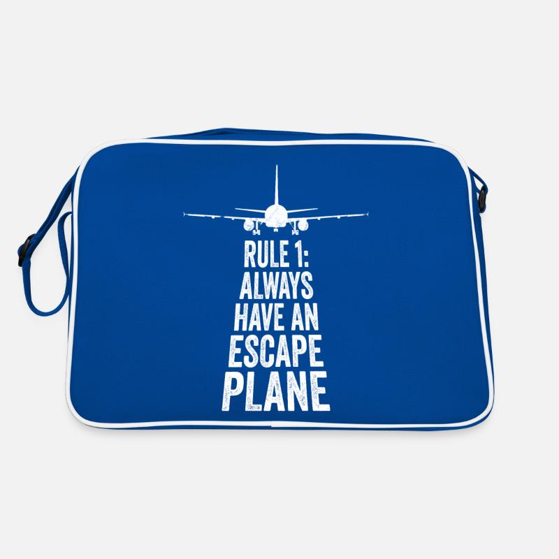 Drôle de pilote d’avion disant pour aviateur Sac Retro