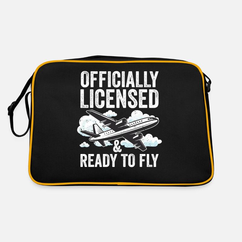 Licence de pilote de vol d’avion Sac Retro