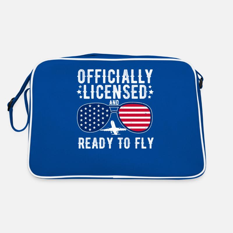 Flight license for a licensed pilot Retro Bag
