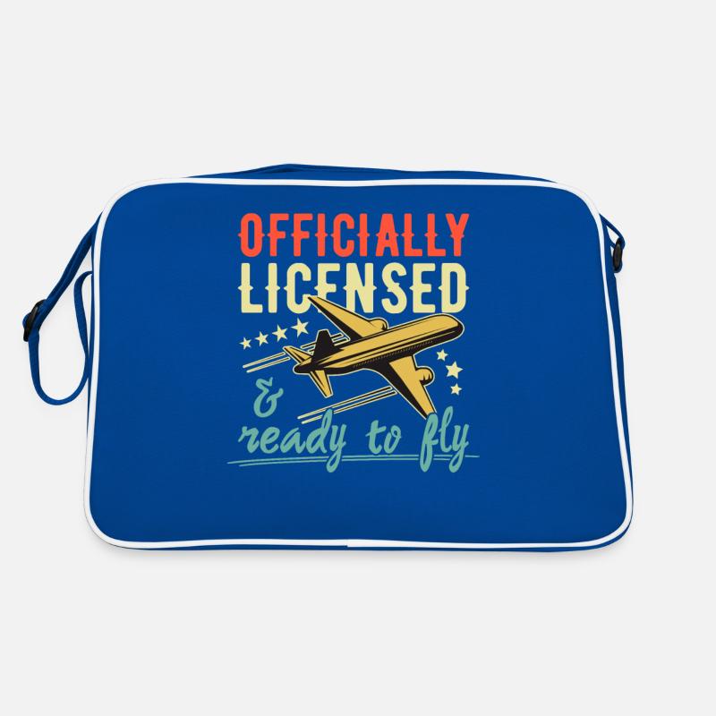 Flight license for a licensed pilot Retro Bag