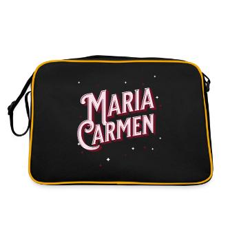 Nom de Maria Carmen personnalisé - Sac Retro - noir/or - Dos