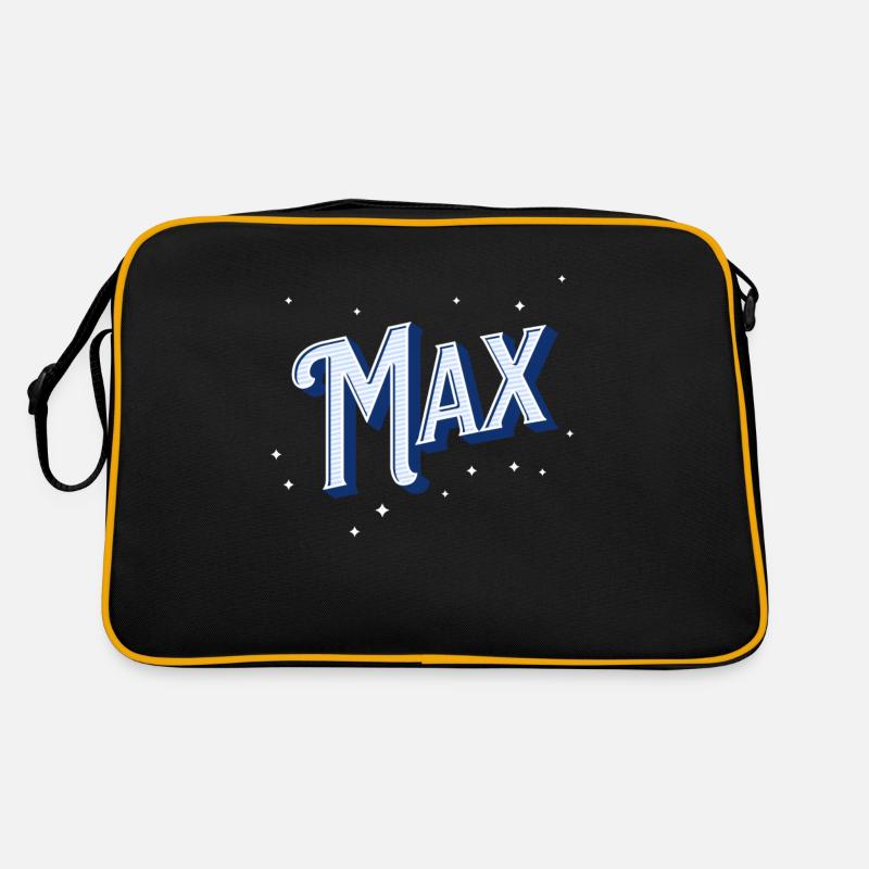Max names personalized Retro Bag