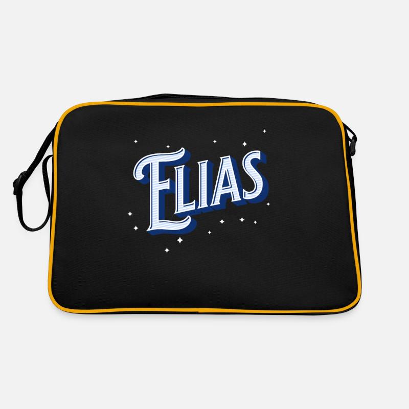 Elijah's name personalized Retro Bag