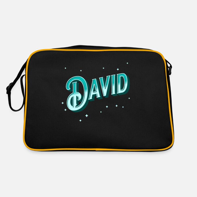 David names personalized Retro Bag