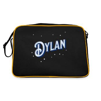 Dylan names personalized - Retro Bag - black/gold - Back