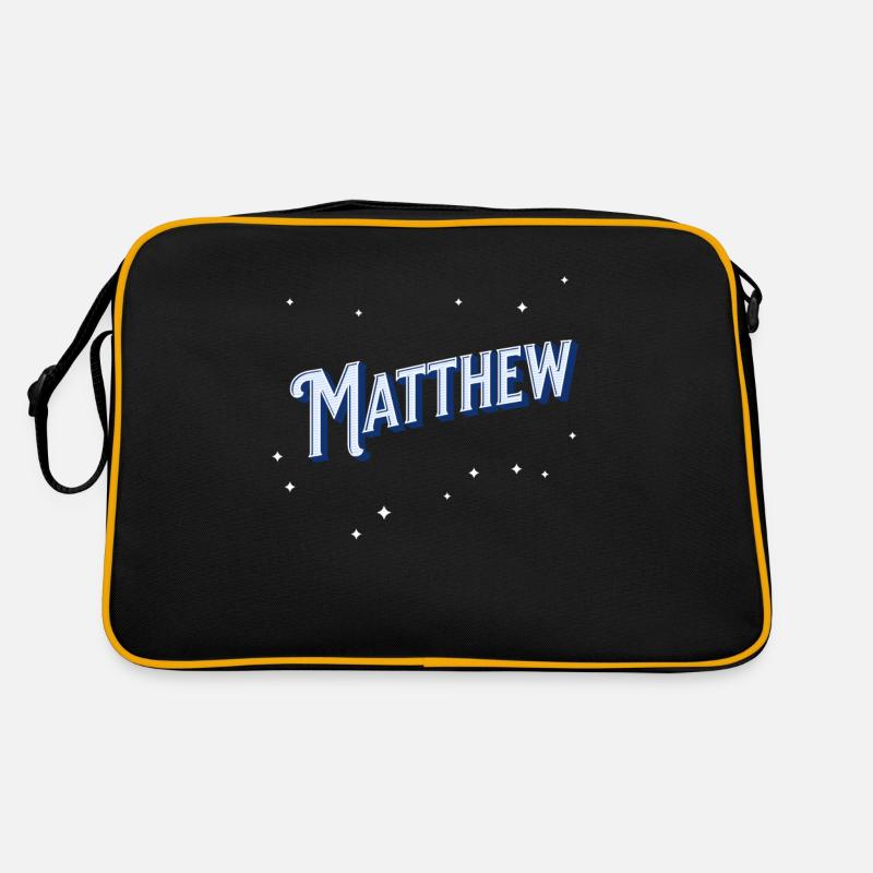 Matthew names personalized Retro Bag