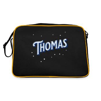 Thomas names personalized - Retro Bag - black/gold - Back