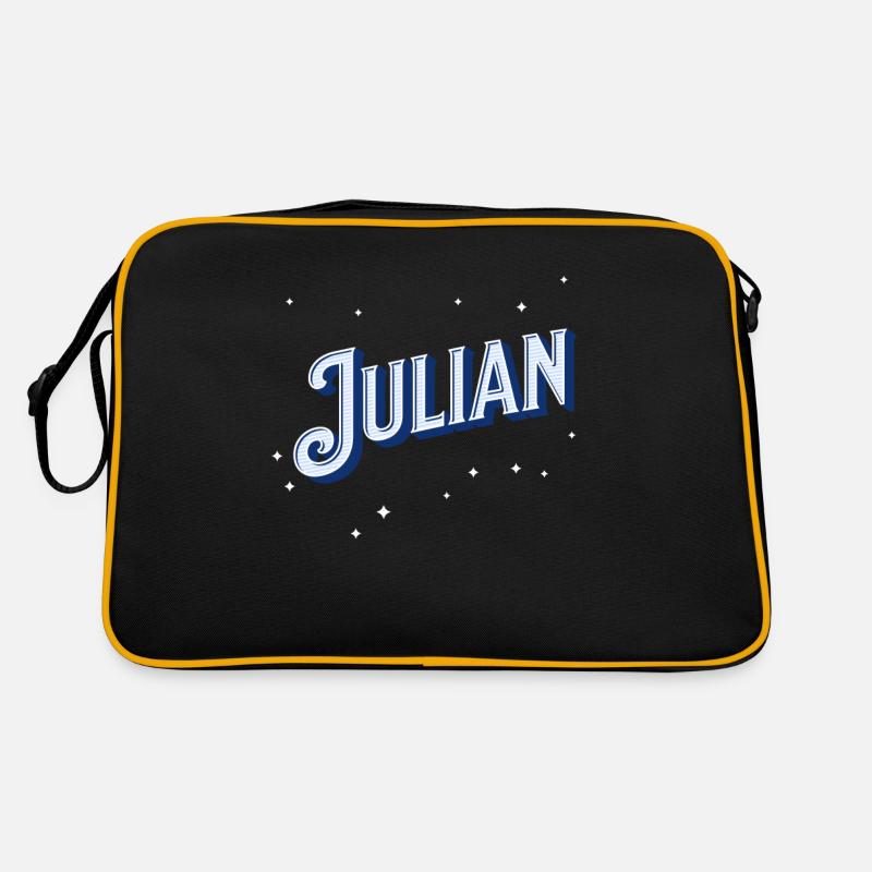 Julian names personalized Retro Bag