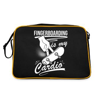 Fingerboard Finger Skateboarding Fingerboarding - Retro Bag - black/gold - Back