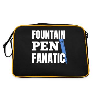 Fountain Pen Fanatic Writing Instrument Fountain Pen - Retro Bag - black/gold - Back