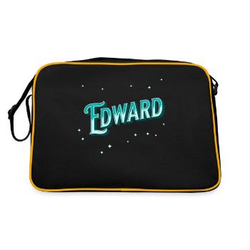 Edward names personalized - Retro Bag - black/gold - Back