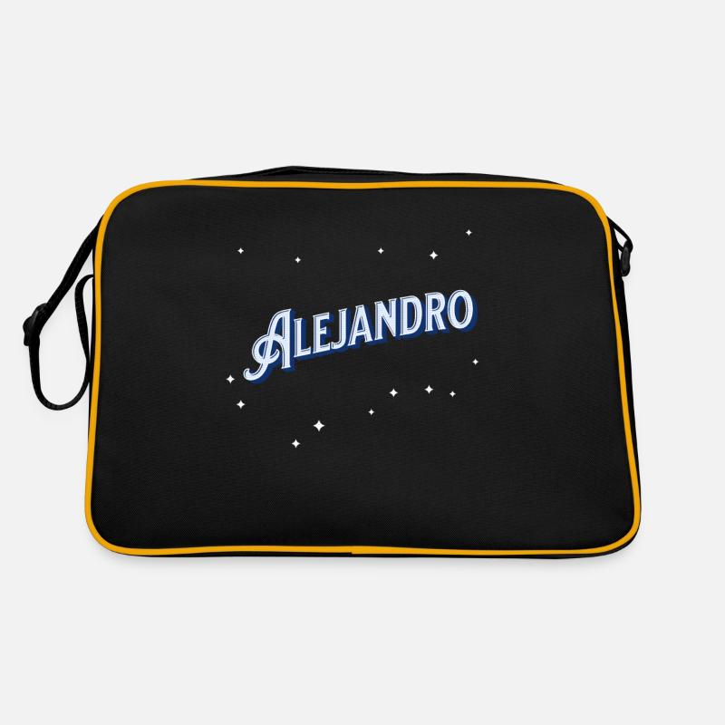 Alejandro name personalized Retro Bag