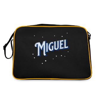 Miguel Nom Personnalisé - Sac Retro - noir/or - Dos