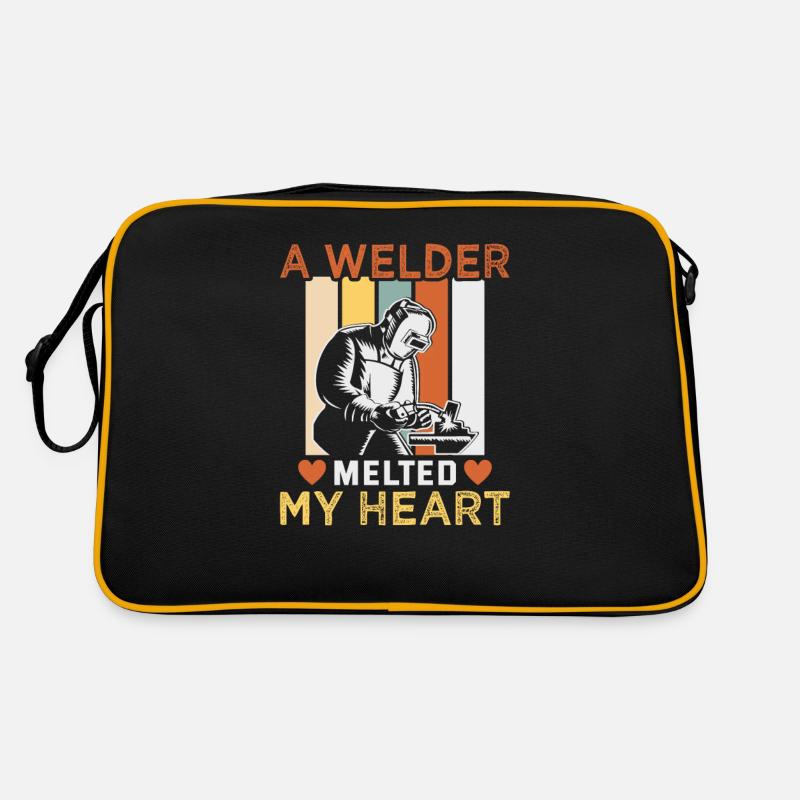 Conception de slogan de soudeur pour les métallurgistes Sac Retro