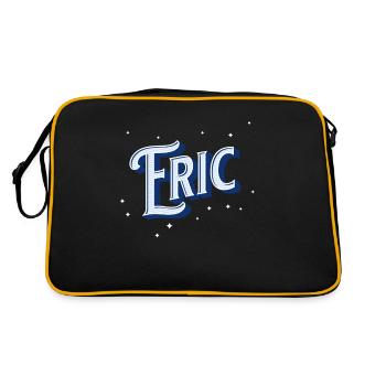 Eric nomme des noms personnalisés - Sac Retro - noir/or - Dos