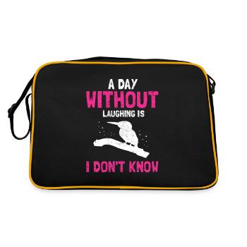 Kookaburra Design et Laughing Bird - Sac Retro - noir/or - Dos
