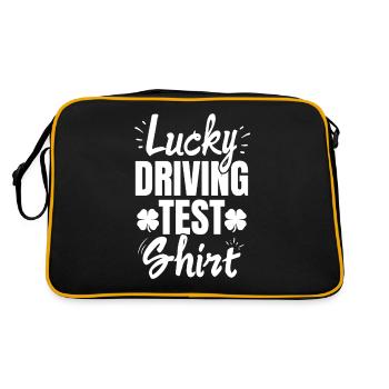 Driving test - Driving test Driving licence - Retro Bag - black/gold - Back