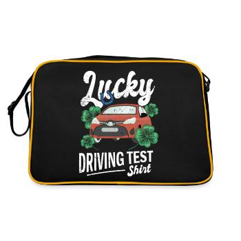 Driving test - driving test driving licence - Retro Bag - black/gold - Back