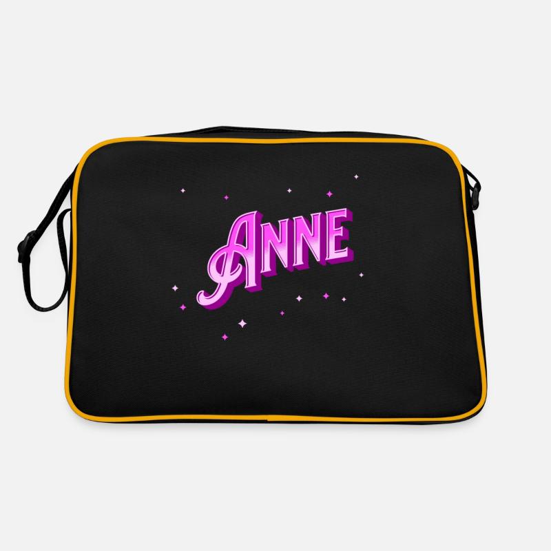 Anne name personalized Retro Bag