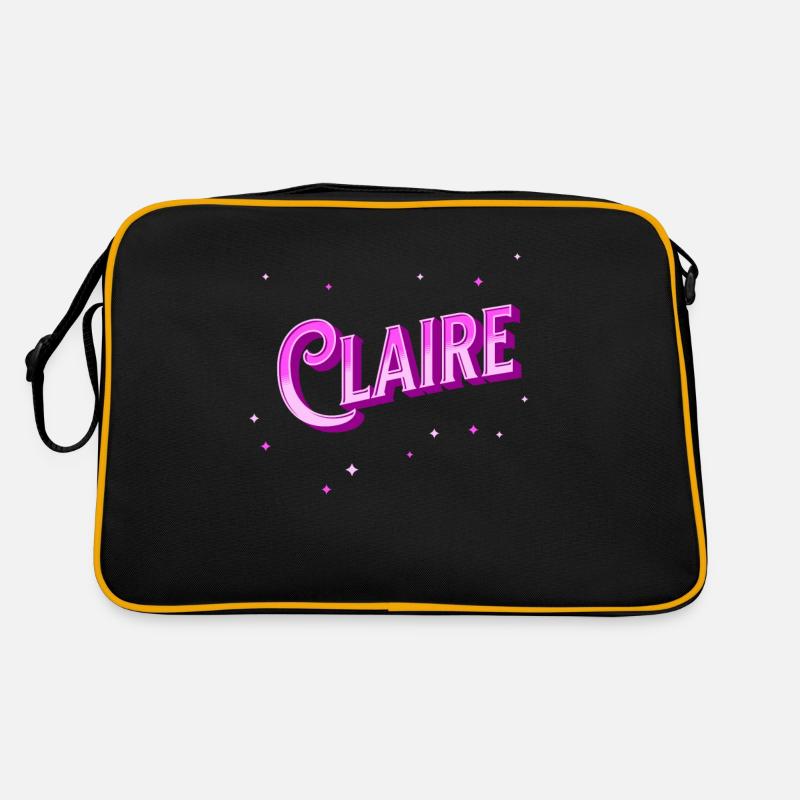 Claire name personalized Retro Bag