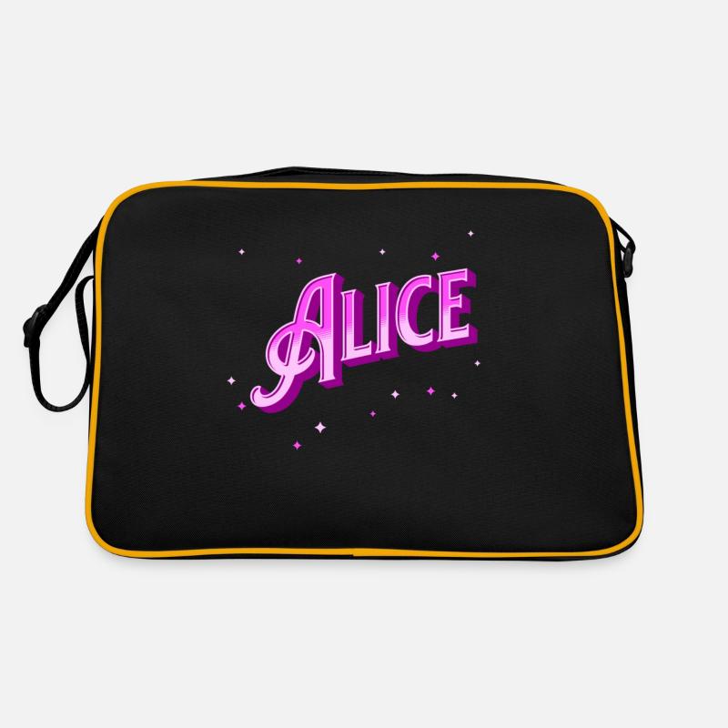 Alice's name personalized Retro Bag