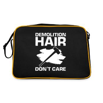 House Demolition and Renovation Design - Retro Bag - black/gold - Back