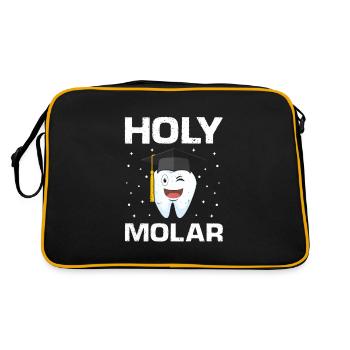 Technicien orthodontique et laboratoire dentaire - Sac Retro - noir/or - Dos