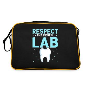 Technicien orthodontique et laboratoire dentaire - Sac Retro - noir/or - Dos