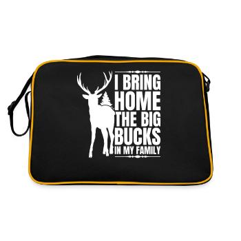Chasse aux bois de cerf Chasse Saison de chasse - Sac Retro - noir/or - Dos