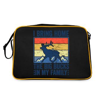 Chasse aux bois de cerf Chasse Saison de chasse - Sac Retro - noir/or - Dos
