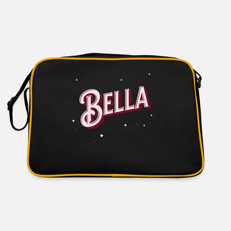 Personalized Bella name Retro Bag