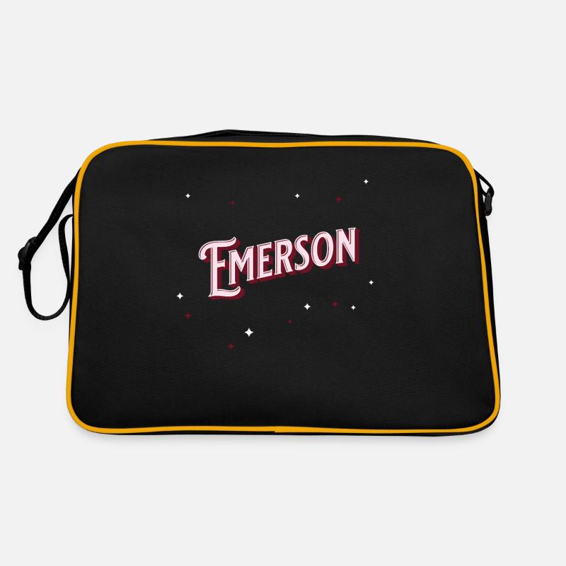 Emerson name personalized Retro Bag