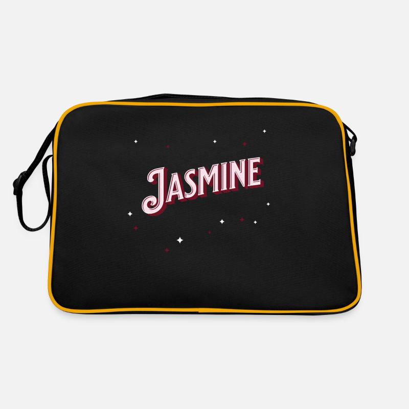 Jasmine name personalized Retro Bag