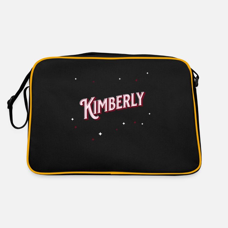 Kimberly Namen personalisiert Retro Tasche