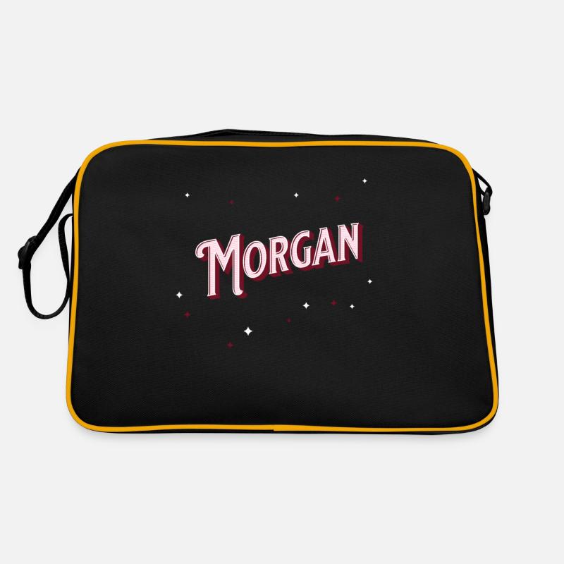 Morgan name personalized Retro Bag