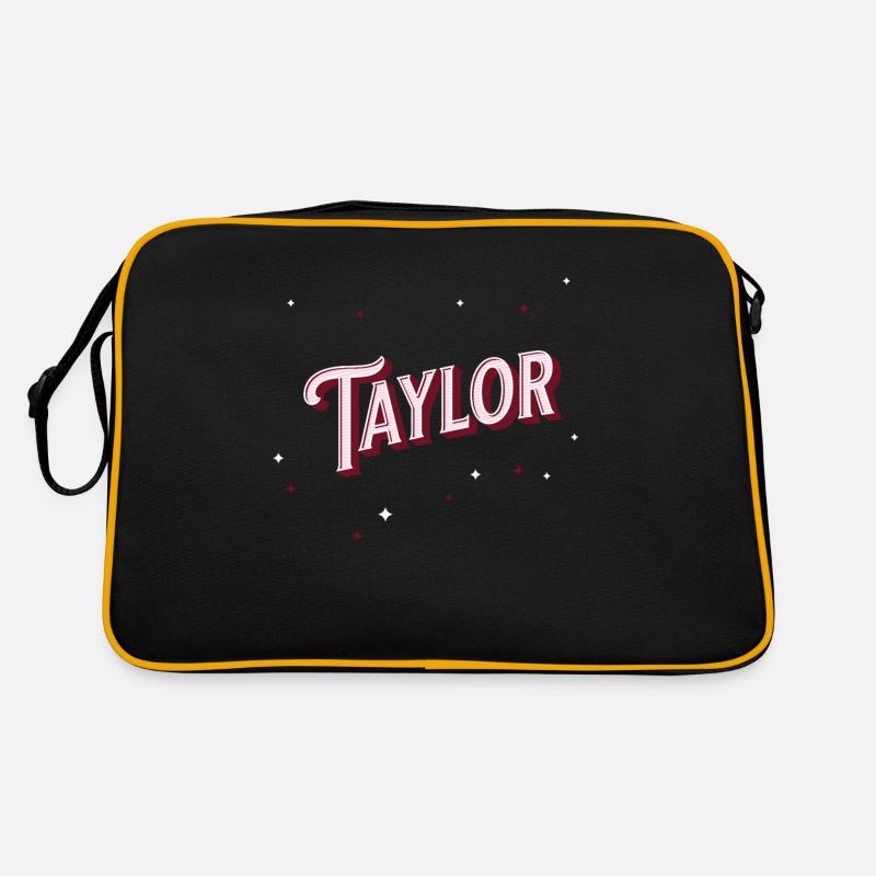 Taylor name personalized Retro Bag
