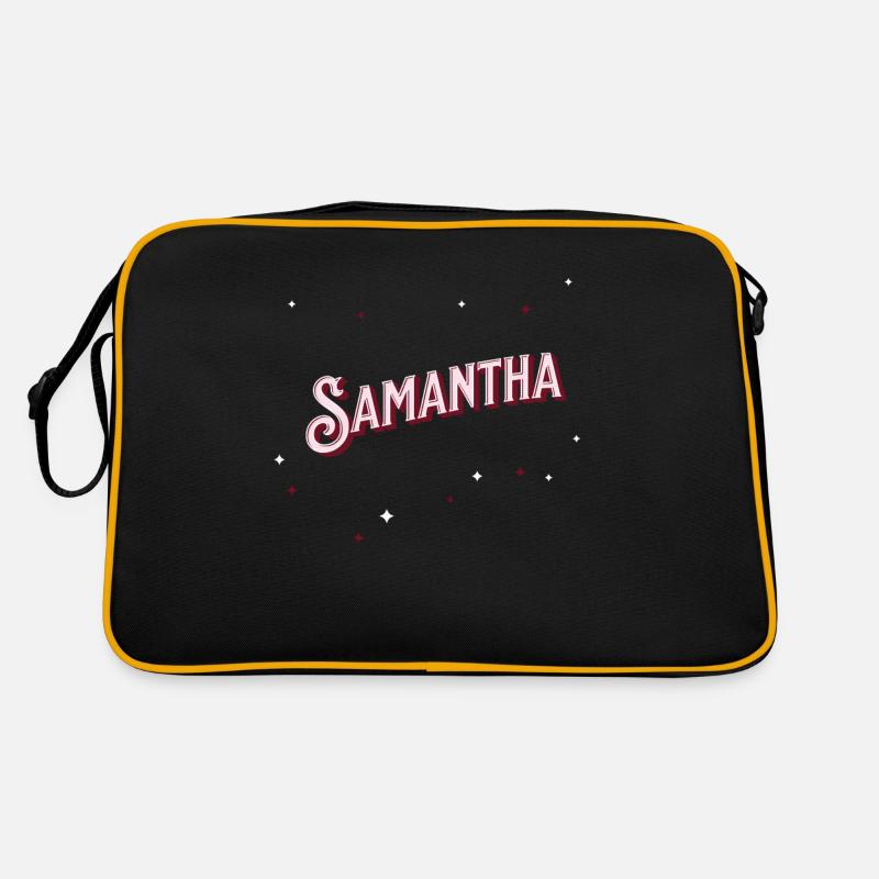 Samantha's name personalized Retro Bag