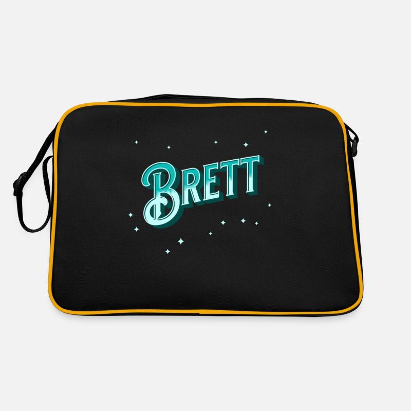 Brett name personalized Retro Bag