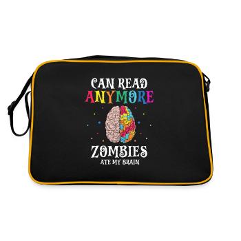 Dyslexia Therapy for Dyslexia Month - Retro Bag - black/gold - Back